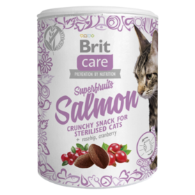 Brit Care Cat Snack Superfruits Salmon 100 g