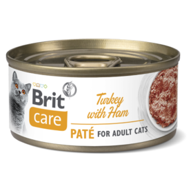 Brit Care Cat Turkey Paté with Ham 70 g