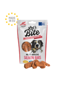 Let’s Bite Meat Snacks Salmon Bars 80 g