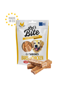 Let’s Bite Chewbones. Bars with Chicken 175 g