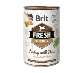 Brit Fresh can Turkey with Peas 400 g