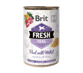 Brit Fresh can Veal with Millet 400 g