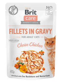 Brit Care Cat Fillets in Gravy Choice Chicken 85 g