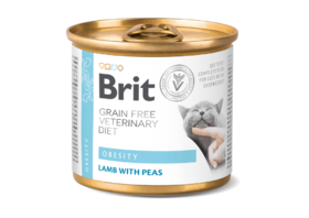 Brit GF Veterinary Diet Cat Cans Obesity 200 g