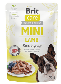 Brit Care Mini Lamb fillets in gravy 85 g