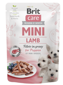 Brit Care Mini Puppy Lamb fillets in gravy 85 g