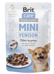 Brit Care Mini Venison fillets in gravy 85 g