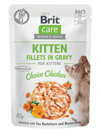 BCC Kitten. Fillets in Gravy Choice Chicken 85 g