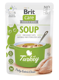 Brit Care Soup with Turkey for Cats 75 g