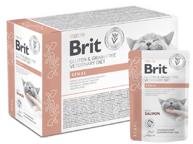 Brit Grain & Gluten-Free VD Cat Pouch fillets in Gravy Renal 12 x 85 g 