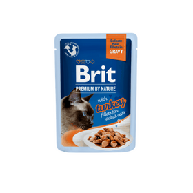 Brit Premium Cat Delicate Fillets in Gravy with Turkey 85 g