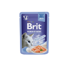 Brit Premium Cat Delicate Fillets in Jelly with Salmon 85 g