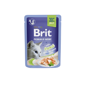 Brit Premium Cat Delicate Fillets in Jelly with Trout 85 g