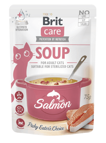 Brit Care Soup with Salmon for Cats 75 g