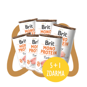 6 x Brit Mono Protein Turkey 400 g