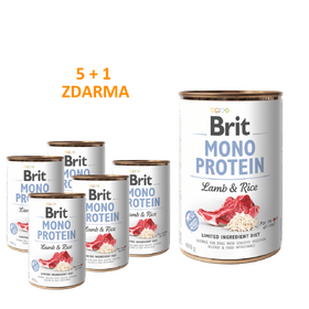 6 x Brit Mono Protein Lamb & Brown Rice 400 g