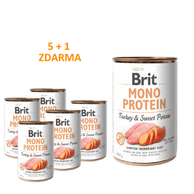 6 x Brit Mono Protein Turkey & Sweet Potato 400 g