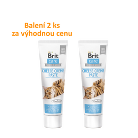 2 x Brit Care Cat Paste Cheese Creme enriched with Prebiotics 100 g ZA VÝHODNOU CENU