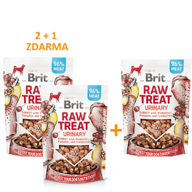 2+1 Brit RAW TREAT Urinary. Freeze-dried treat and topper. Turkey 40 g