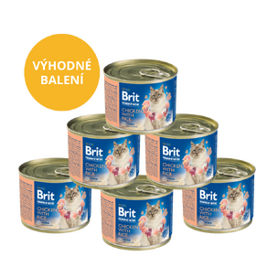 6 x Brit Premium by Nature Chicken with Rice 200 g ZA VÝHODNOU CENU