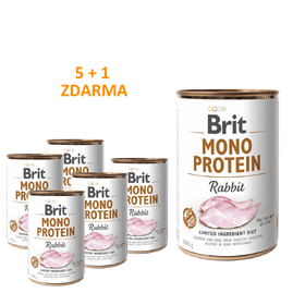 6 x Brit Mono Protein Rabbit 400 g