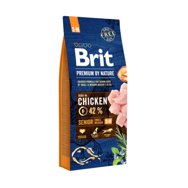 Brit Premium by Nature Senior S+M - 1