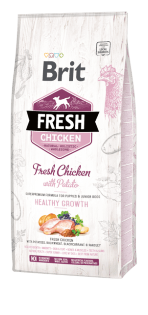 Brit Fresh Chicken with Potato Puppy Healthy Growth - 1