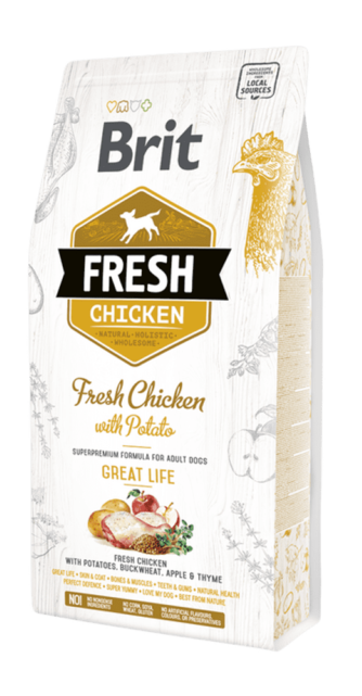 Brit Fresh Chicken with Potato Adult Great Life - 1