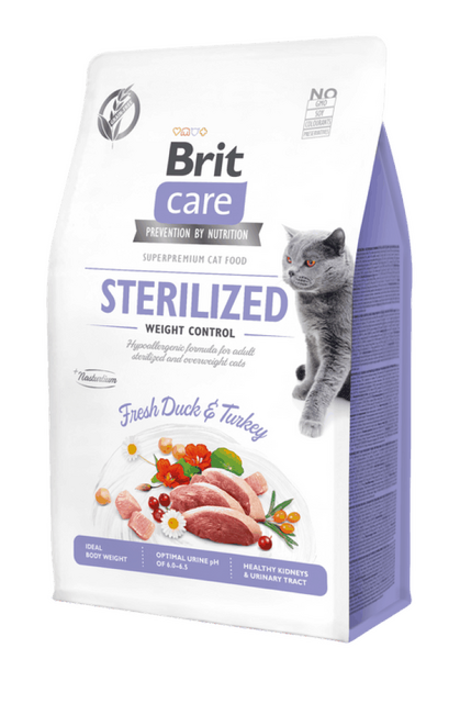 Brit Care Cat Grain-Free STERILIZED AND WEIGHT CONTROL - 1