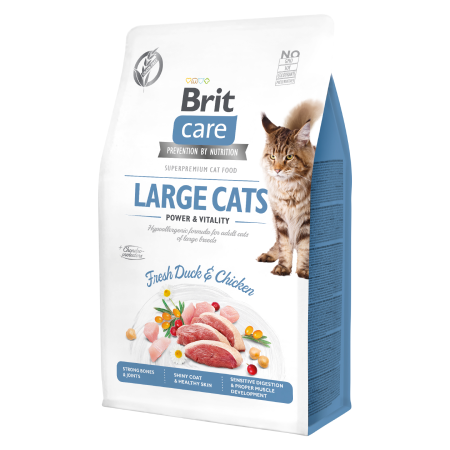 Brit Care Cat Grain-Free LARGE CATS POWER AND VITALITY - 1