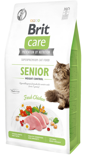 Brit Care Cat Grain-Free SENIOR AND WEIGHT CONTROL - 1