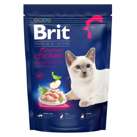 Brit Premium by Nature Cat Sterilized Chicken - 1