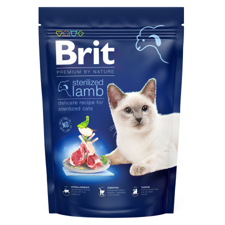 Brit Premium by Nature Cat Sterilized Lamb