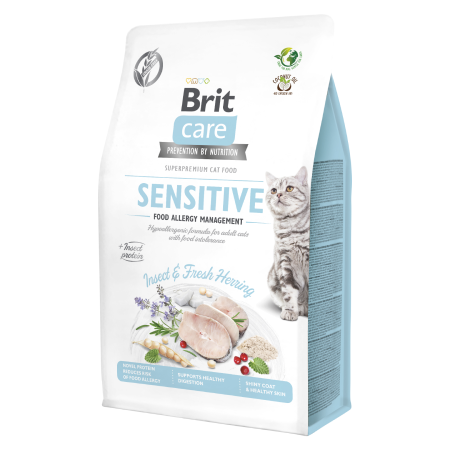 Brit Care Cat Grain-Free SENSITIVE FOOD ALLERGY MANAGEMENT - 1