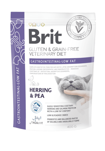 Brit GF Veterinary Diets Cat Gastrointestinal-Low fat - 1