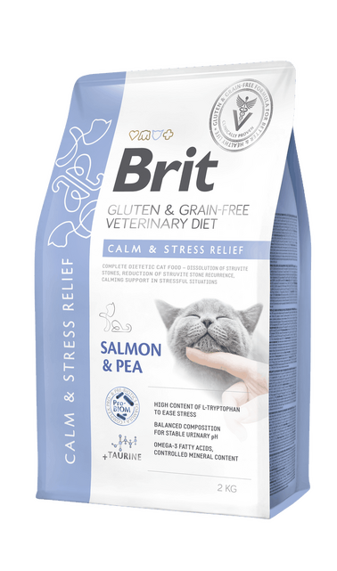 Brit GF Veterinary Diets Cat  Calm & Stress Relief - 1