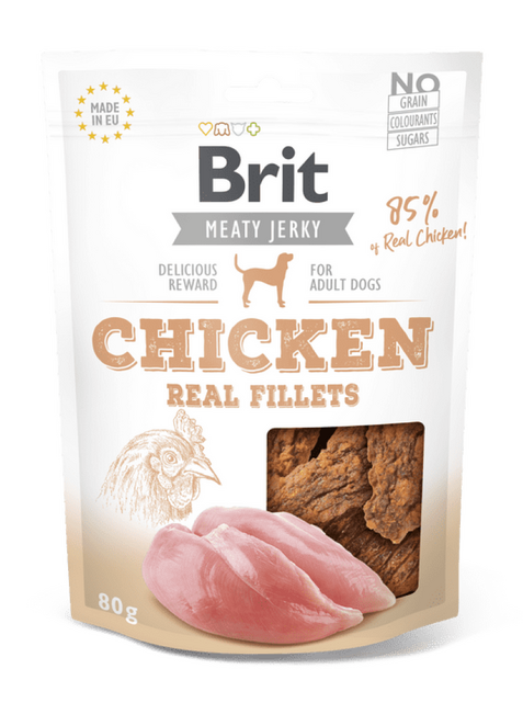 Brit Meat Jerky Snack - Chicken Fillets - 1