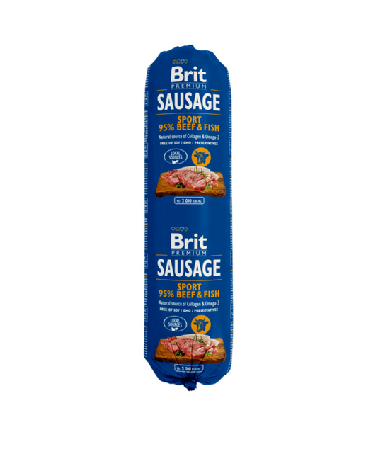 Brit Sausage Beef & Fish-Sport formula 800 g - 1