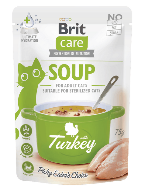 Brit Care Soup with Turkey for Cats 75 g - 1