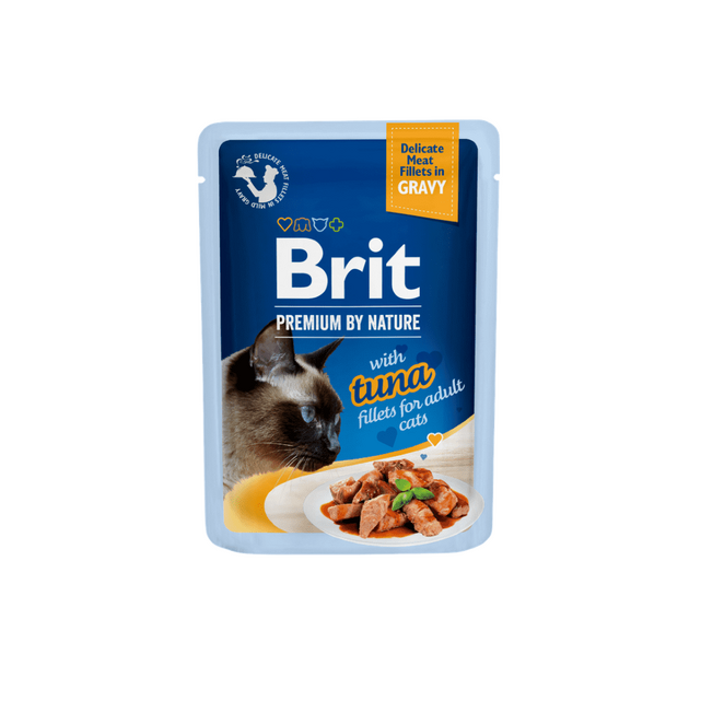 Brit Premium Cat Delicate Fillets in Gravy with Tuna 85 g