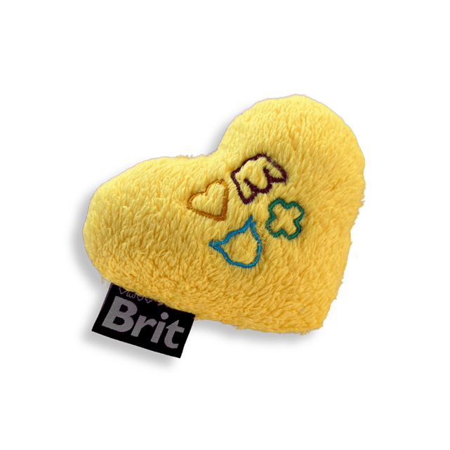 Brit plush heart  – toy