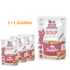 4  x Brit Care Soup with Salmon for Cats 75 g - 1/4