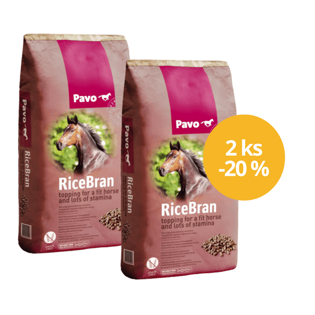 2 x PAVO RiceBran NEW 20 kg ZA VÝHODNOU CENU - 1