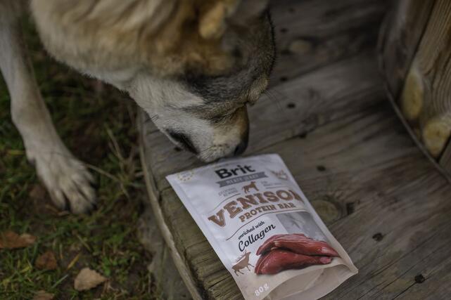 Brit Meat Jerky Snack – Venison Protein bar - 2